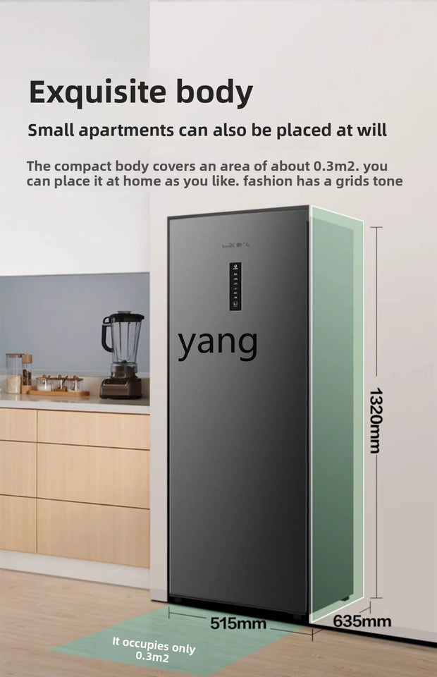 CX freezer household small single and double temperature household vertical dual-purpose large-capacity freezer