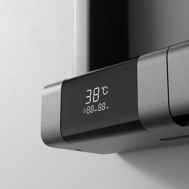 Multi-Function Thermostatic Shower System with Digital Display, High Pressure Rotating Showerhead, Bathroom Shower Set