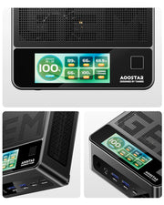 AOOSTAR GEM12+ Mini PC AMD Ryzen 7 PRO 8845HS 5.1GHz 32GB DDR5 1TB SSD Radeon 780M WiFi6 BT5.2 USB4 HDMI2.1 Mini PC Windows 11