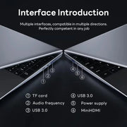 Windows 11 Pro 15.6" Laptop Computer Intel Celeron N4000 16GB DDR 1TB SSD Laptops Office Computer PC Fingerprint Unlock Notebook