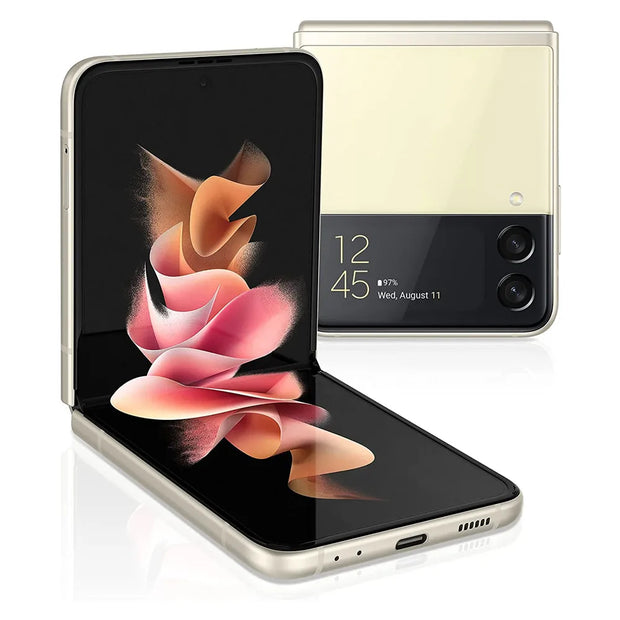 Samsung Galaxy Z Flip 3 Z Flip3 5G F711U1 F711N F711B Original 6.7" AMOLED NFC Snapdragon Unlocked Foldable 99% New Cell Phone