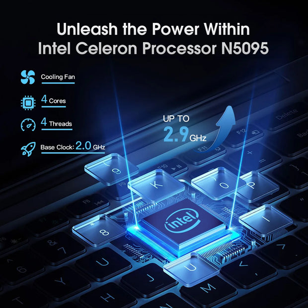 15.6" intel N5095 gaming laptops portable notebook computer pc 16GB/32GB DDR4 512GB/1TB NVMe SSD IPS Windows11 Backlit Keyboard