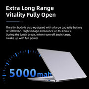 14.1inch Intel Atom A3950 Laptop Computer Windows 11 Pro 2025 Notebook PC 12GB RAM 512GB 1TB SSD 1920*1080 Office Computer PC