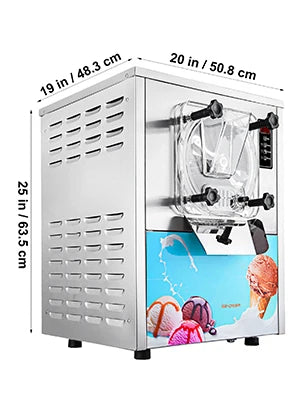 VEVOR NEW Commercial Soft Serve Ice Cream Machine For Sale fried roll home instant ice cream machine 220V Stainless Steel