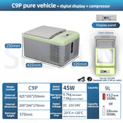 Car Refrigerator 12V/24V Truck Use Household Freezer Refrigerator Outdoor Camping Small Refrigerator Compressor Refrigeration