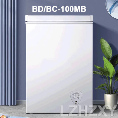 Commercial Large Capacity Ultra-low Temperature Freezer 100L Quick Freezer 200W Direct Cooling Freezer Household