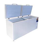 Freezer Large Capacity Top Open Fridge Chest Horizontal Deep with Silding Glass Door