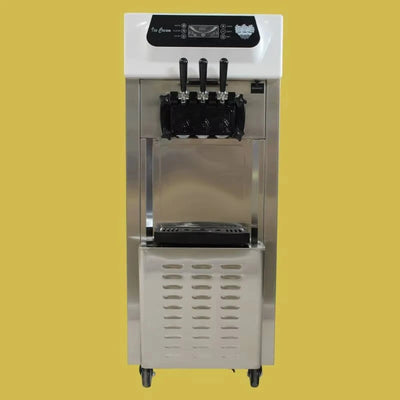 VEVOR 2200W Commercial Vertical Soft Ice Cream Machine 7.4 Gallons per Hour Efficient Dessert Equipment Ice Cream Machine