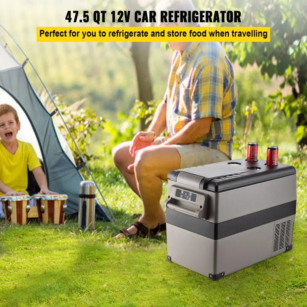 VEVOR Portable Small Car Freezer  Mini Car Freezer Refrigerator  Fridge Cooler  Fridge Freezer AC/DC Vehicle  Fridge