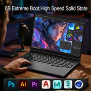 Xiaman 16" Gaming Laptop Intel Core i7 6700HQ NVIDIA GTX 1060 Win11 Pro Gamer PC 16GB DDR4 1TB SSD IPS Notebook Computer Laptops