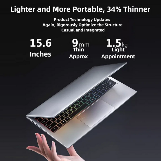 15.6" intel core i9-10980hk gaming laptops portable notbook computer pc 32GB DDR4 512GB IPS WiFi Backlight Fingerprint Unlock
