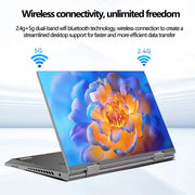 【DR-S1】Touchscreen Laptop Intel N95 16GB DDR5 Computer 10.9'' 360° Fold 2TB SSD M.2 Backlit Keyboard Mini Laptop Notebook