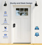 Veise VE018 Smart Knob Handle Lock - Fingerprint, App Control, Keyless Entry for Front Door and Bedroom