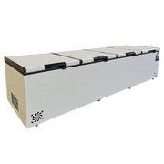 Freezer Large Capacity Top Open Fridge Chest Horizontal Deep with Silding Glass Door