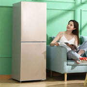 large capacity Refrigerator Dormitory Rental Room Double Door Freezer Refrigerator First Level Energy Saving Silent Refrigerator