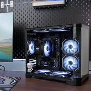 YEAH MAGIC Gaming Desktop AMD Ryzen 5 5600GT 3.9GHz 16GB(8G*2) DDR4 3200 1T NVME SSD ARGB 7 Fans Win 11 Home Gamer Desktop Compu