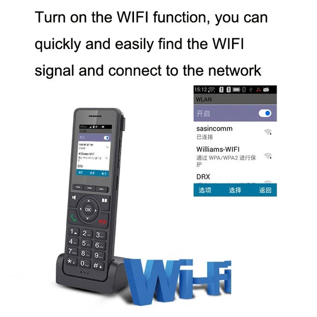 VOIP Telephone 2G/3G/4G phone 4G WiFi SIP Phone Handheld phones for office/home/school/hotels