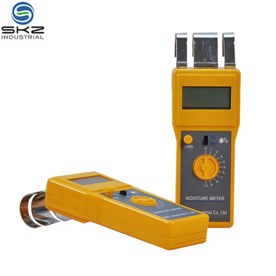 Digital Textile Moisture Meter Fast Measurement Garment Clothes Yarn Leather Humidity Sensor Potable Textile Work Hygrometer