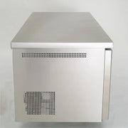 8-Door Stainless Steel Workbench Refrigeration Equipment LED Light Freezer Under Counter Fridge For Display Cooler