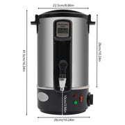 8/10.8/12L 1100W Wax Melter,stainless Steel Wax Warmer Machine,wax Melter For Candle Making W/ Heating Spout