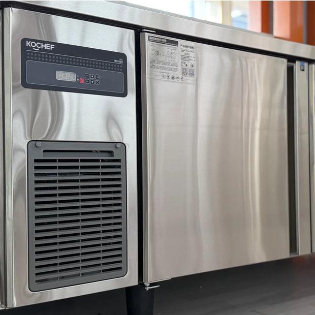 Hotel Kitchen Freezer Restaurant Fridge & Freezer Custom-Size Stainless Steel Workbench Tabletop Fridge Under-Counter Chiller