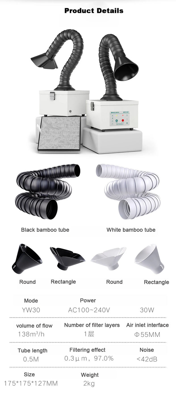 Soldering Smoke Absorber Machine