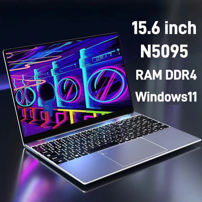 15.6" IPS intel N5095 gaming laptops portable notebook computer pc 16GB 32GB DDR4 512GB 1TB SSD Windows11 Backlit Keyboard deals