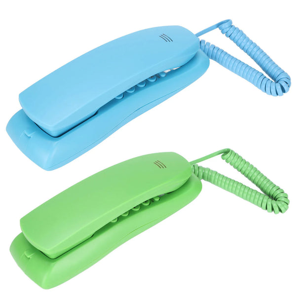 Landline Phone Wall Mountable Telephone Desktop Fixed Wired Phones with Mute Pause Function for Office Home Hotel Phone
