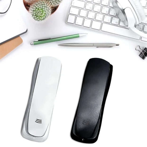 Wall Phone, Wired Phone, Landline Phone, Home Phone, Small Extension, Small Hang-Up Extension, Hotel Home Office Black