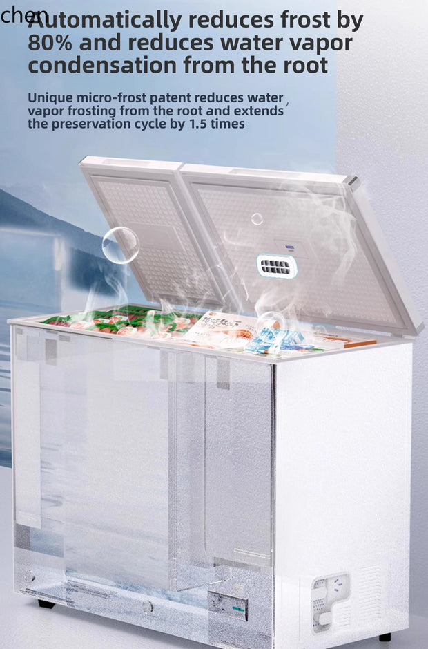 HXL Freezer Refrigerator Dual-use Frost-free Horizontal Dual-temperature Fresh-keeping Refrigerator