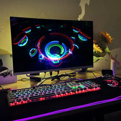 AOTESIER 22 24 Inch Monoblock PC Core i5 i7 All in One Computer 8/16GB  Gaming PC Complete Full Set With Windows PC GAMER GAMING