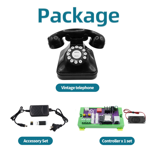 Secret room escape game mechanism props Electronic puzzle superb 1987 GY mysterious studio Phone Prop telephone Call