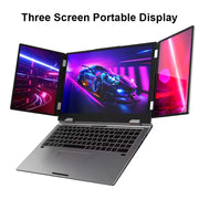 GLF-3P Triple Screen Gaming Laptop 16+10.5+10.5‘’ Touchpad Intel Core i7 computer 1260P 64GB RAM 2TB fingerprint+face Laptops