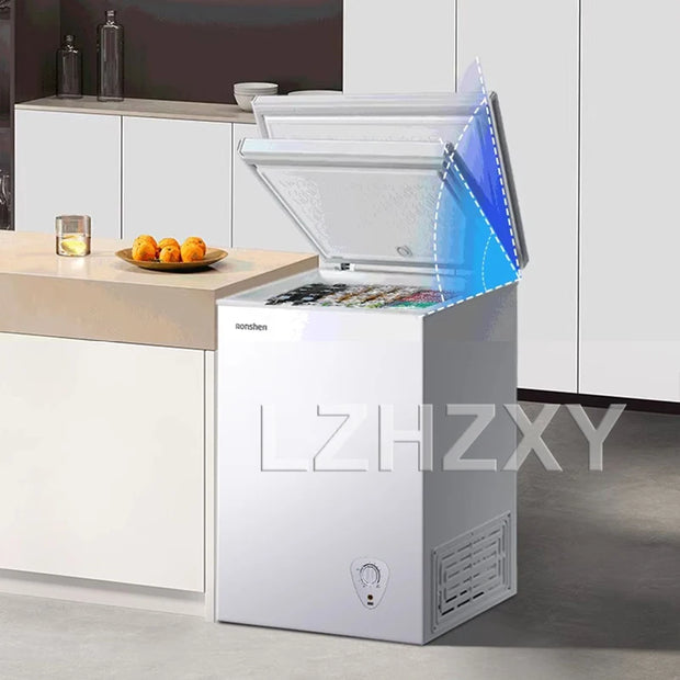 Commercial Large Capacity Ultra-low Temperature Freezer 100L Quick Freezer 200W Direct Cooling Freezer Household