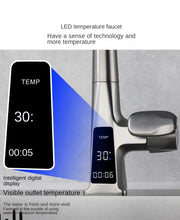 Kitchen Faucet Temperature Faucet Kitchen Pull Out Kitchen Sink Faucet Digital Display Function Rotatable Kitchen Taps