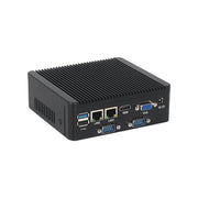 BEBEPC 2LAN4COM Mini PC with N2840/J2900 DDR3L RAM SSD Support RS232/485 WiFi with 6xUSB 1xHDMI Compact Computer for Industrial