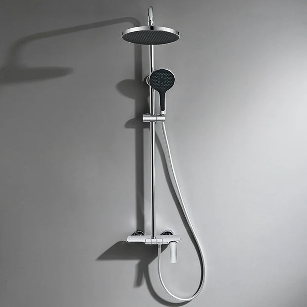 VGX Shower System Set Gold Bathroom Shower Head Set Luxury Shower Faucet Set 3-way Rainfall Shower Mixer Crane Black Grey Chrome