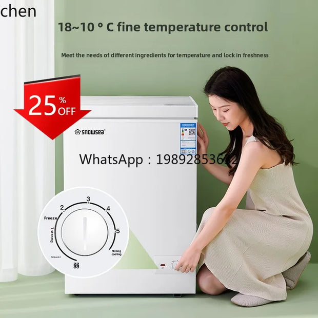 freezer frozen meat freezer small household double temperature commercial large capacity frost reduction energy saving