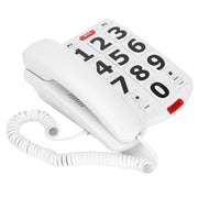 Big Button Phone Wired Big Button Landline Phone with Easy to Read Big Buttons and Super Loud Ringtones for Elderly Home Office