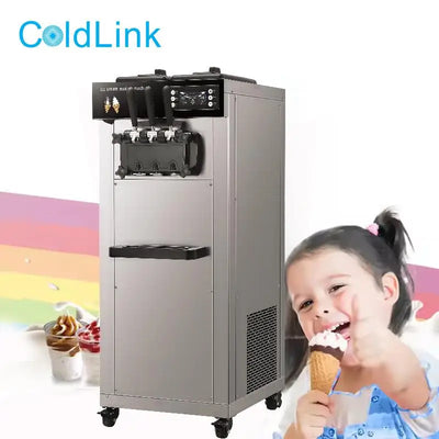 ColdLink CL-V Electric 220/110V High Quality Three Flavors Making Soft Serve Makers Ice Creams Machines Restaurant Dessert Shop
