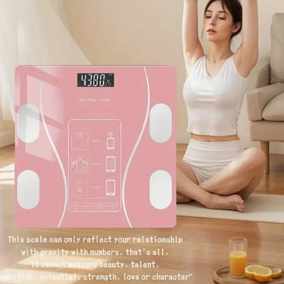 Digital bathroom scale-high-precision weighing scale, with large display screen, durable and sturdy structure,