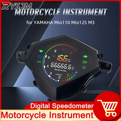 Digital Instrument  Motorcycle Speedometer RPM Meter Dashboard For YAMAHA Mio125 MIO i125 Mio110 Mio M3 METER DIGITAL Odometer