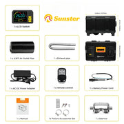 ToolBox 8KW 12V&24V 110-240V Diesel Air Heater With Bluetooth APP&Thermostatic Parking Night heater for Car RV Camper Tent