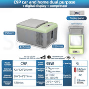 Car Refrigerator 12V/24V Truck Use Household Freezer Refrigerator Outdoor Camping Small Refrigerator Compressor Refrigeration