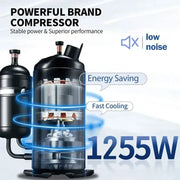 Sihao 1250W Pre-cooling Ice Cream Maker A126 Ice Cream Machine Soft Serve Machine Portable Big Capacity Ice Cream Machine