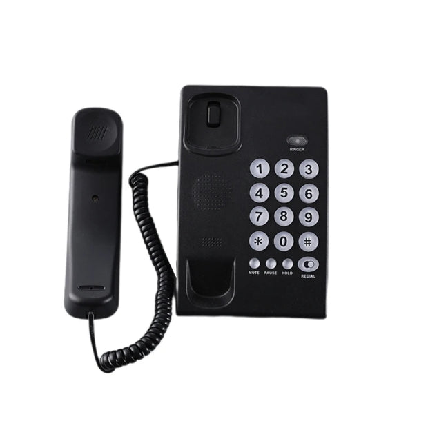 Corded Landline Telephone Desk House Phone with Large Buttons Home Phone Corded Telephone for Home Office Hotel Bathroom