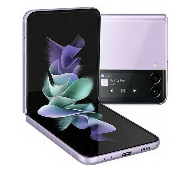 Samsung Galaxy Z Flip 3 Z Flip3 5G F711U1 F711N F711B Original 6.7" AMOLED NFC Snapdragon Unlocked Foldable 99% New Cell Phone