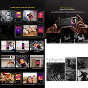 Ulefone Armor 27T Thermal lmaging FLIR® Rugged Phone 10600mAh Battery 12GB+256GB 6.78"FHD 120Hz 50MP Camera Night Vision 4G NFC