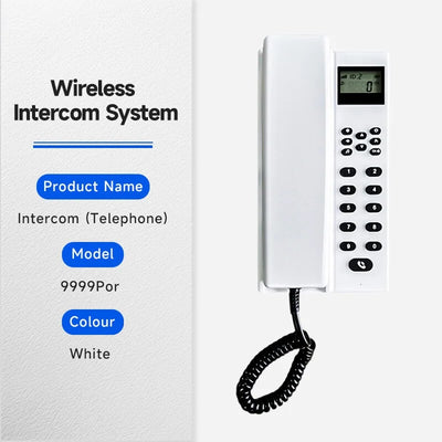 2.4Ghz wireless landline phone wireless intercomfor home office long distance intercom, multi-room, secure and clear calls
