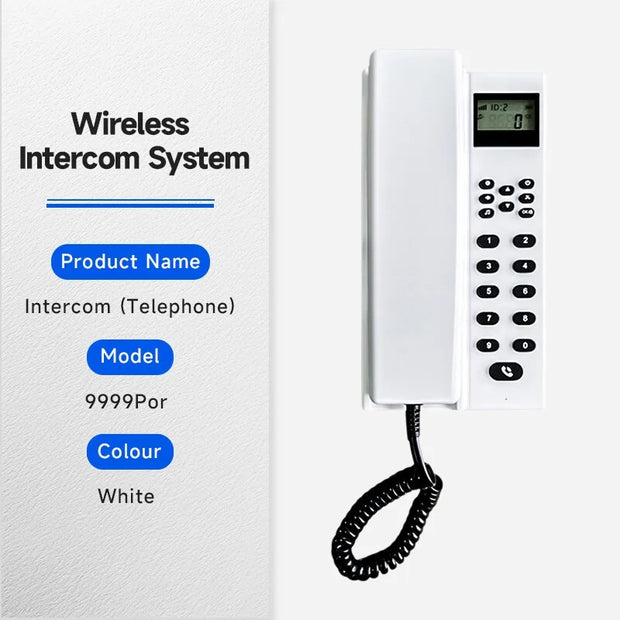 2.4Ghz wireless landline phone wireless intercomfor home office long distance intercom, multi-room, secure and clear calls